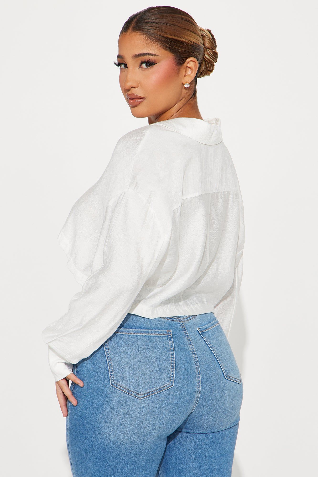 Finn Shirt - Off White sold by Fashion Nova product image thumbnail 3