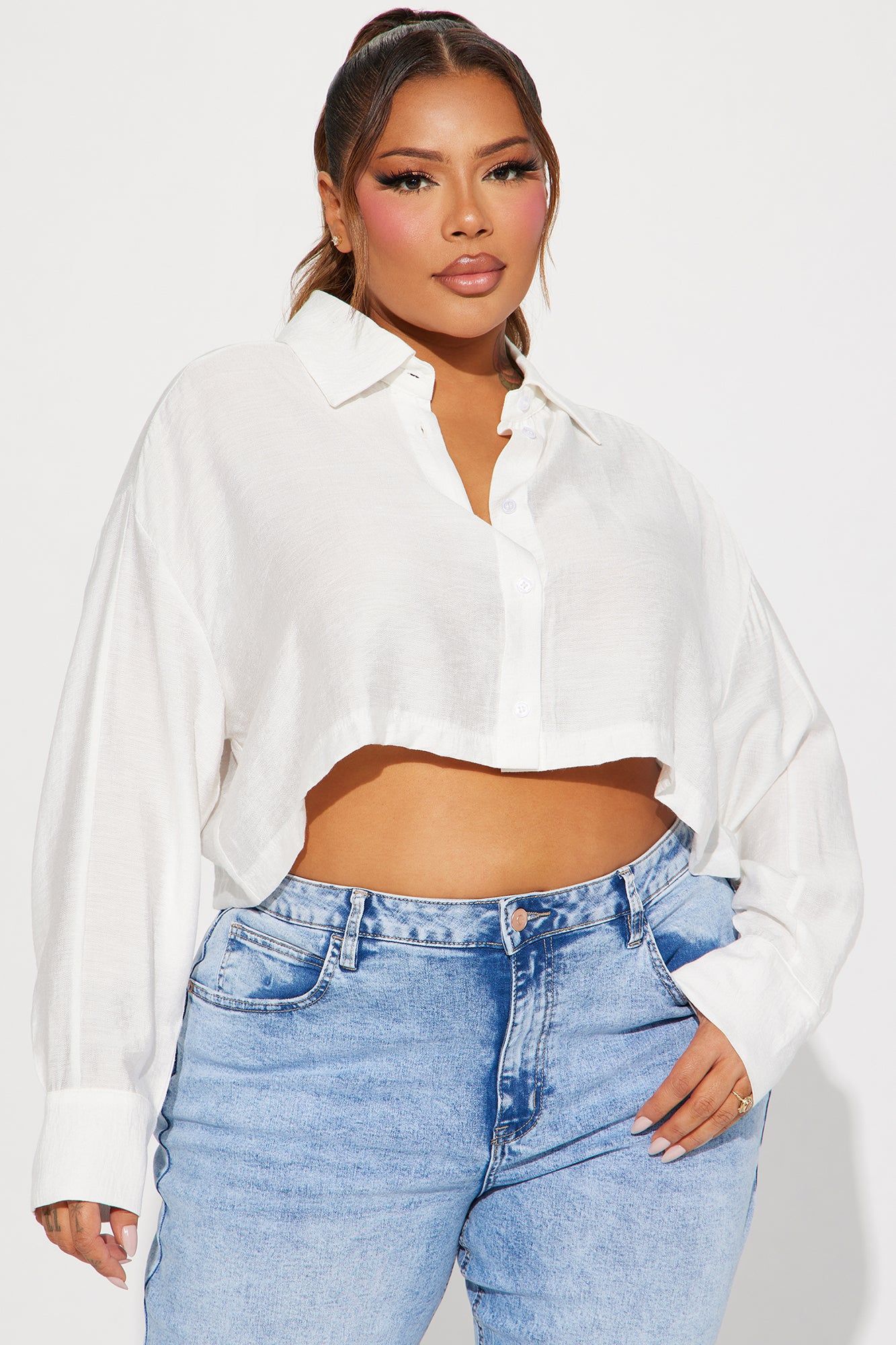 Finn Shirt - Off White sold by Fashion Nova product image thumbnail 4