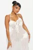 Kayley Crochet Jumpsuit - Cream sold by Fashion Nova