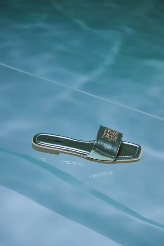 Like What I Like Sandals - Gold sold by Fashion Nova