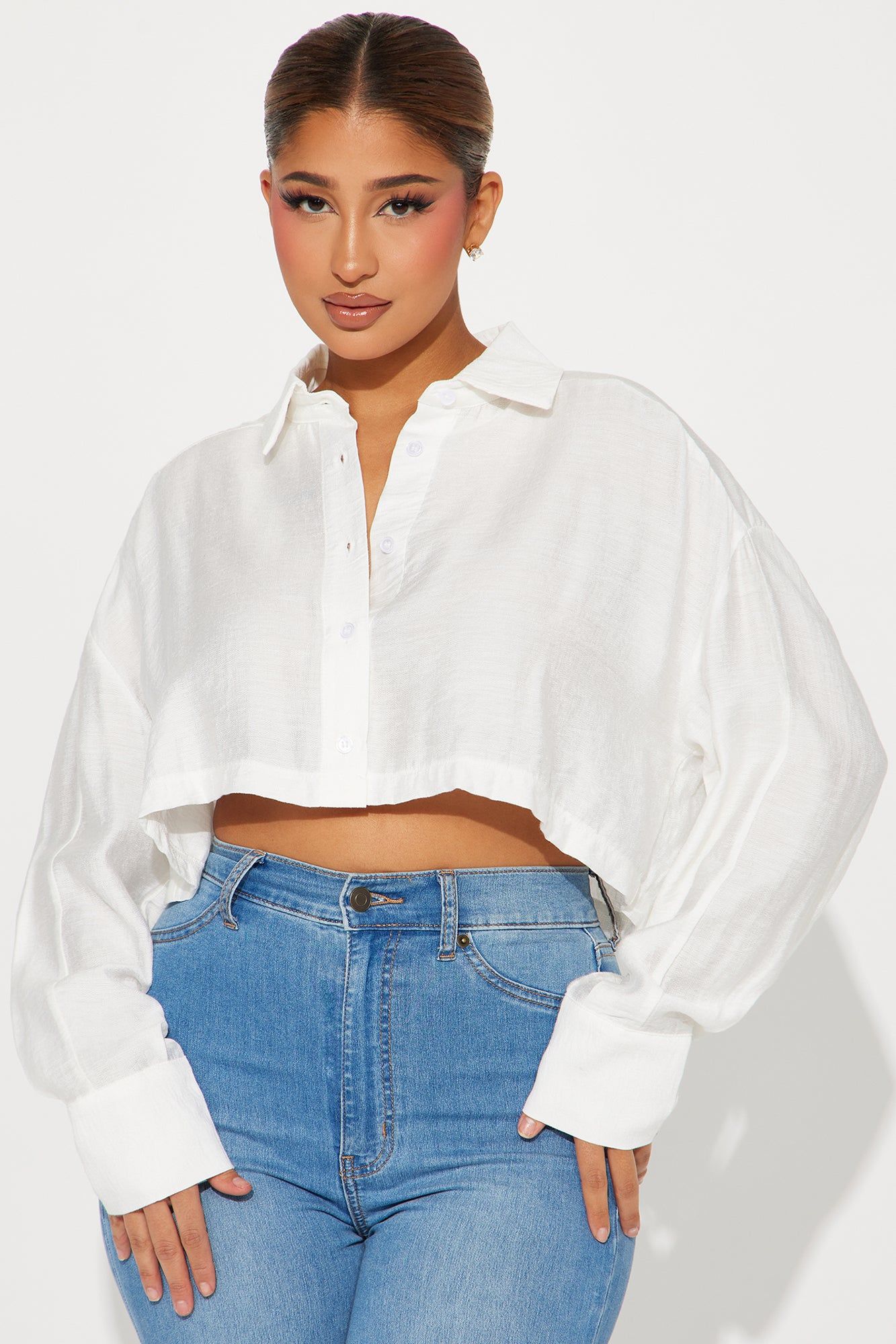 Finn Shirt - Off White sold by Fashion Nova