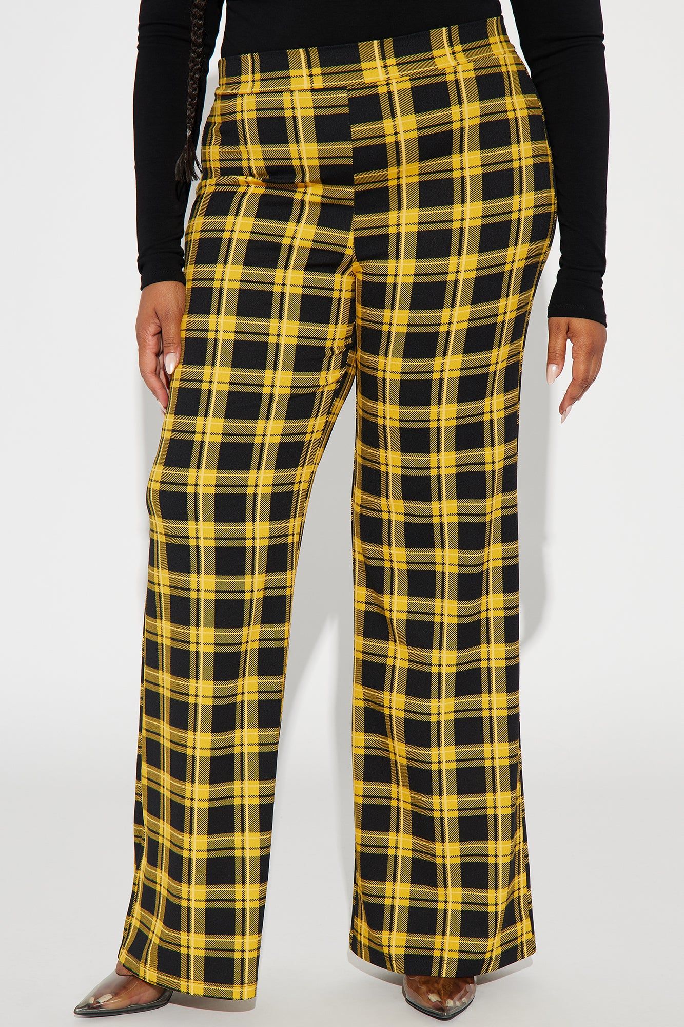 Jahia Flare Pants - Yellow/combo sold by Fashion Nova product image thumbnail 5