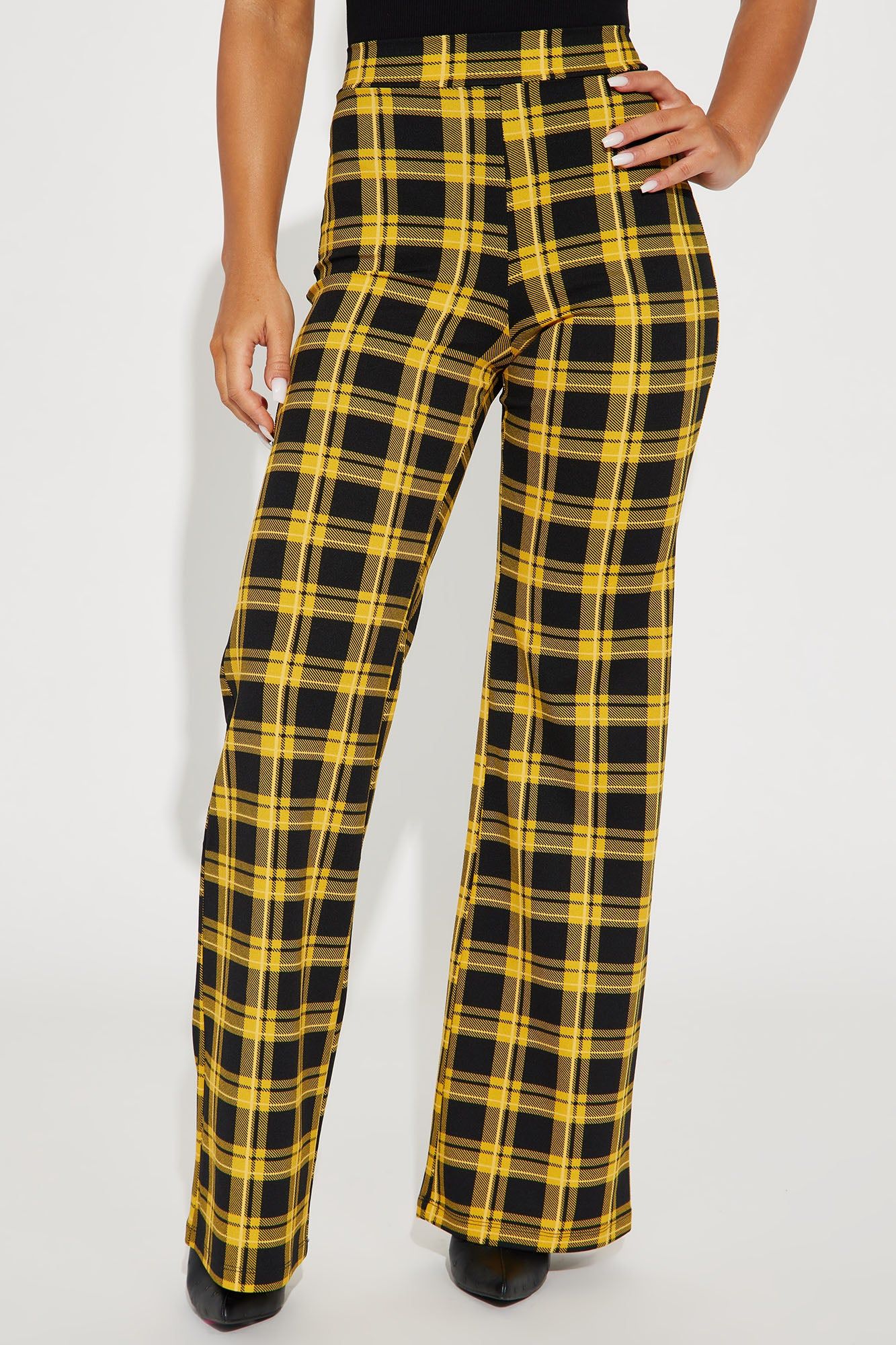Jahia Flare Pants - Yellow/combo sold by Fashion Nova product image thumbnail 2