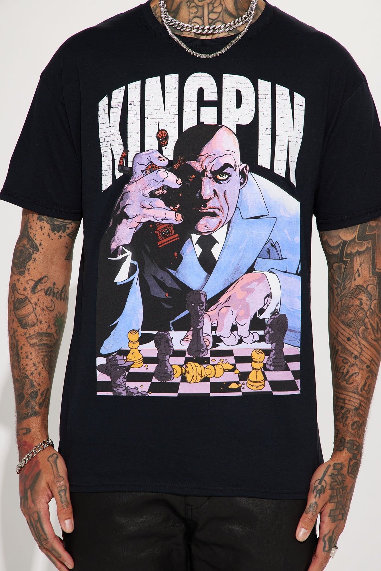 Kingpin Chess Short Sleeve Tee - Black sold by Fashion Nova product image thumbnail 4