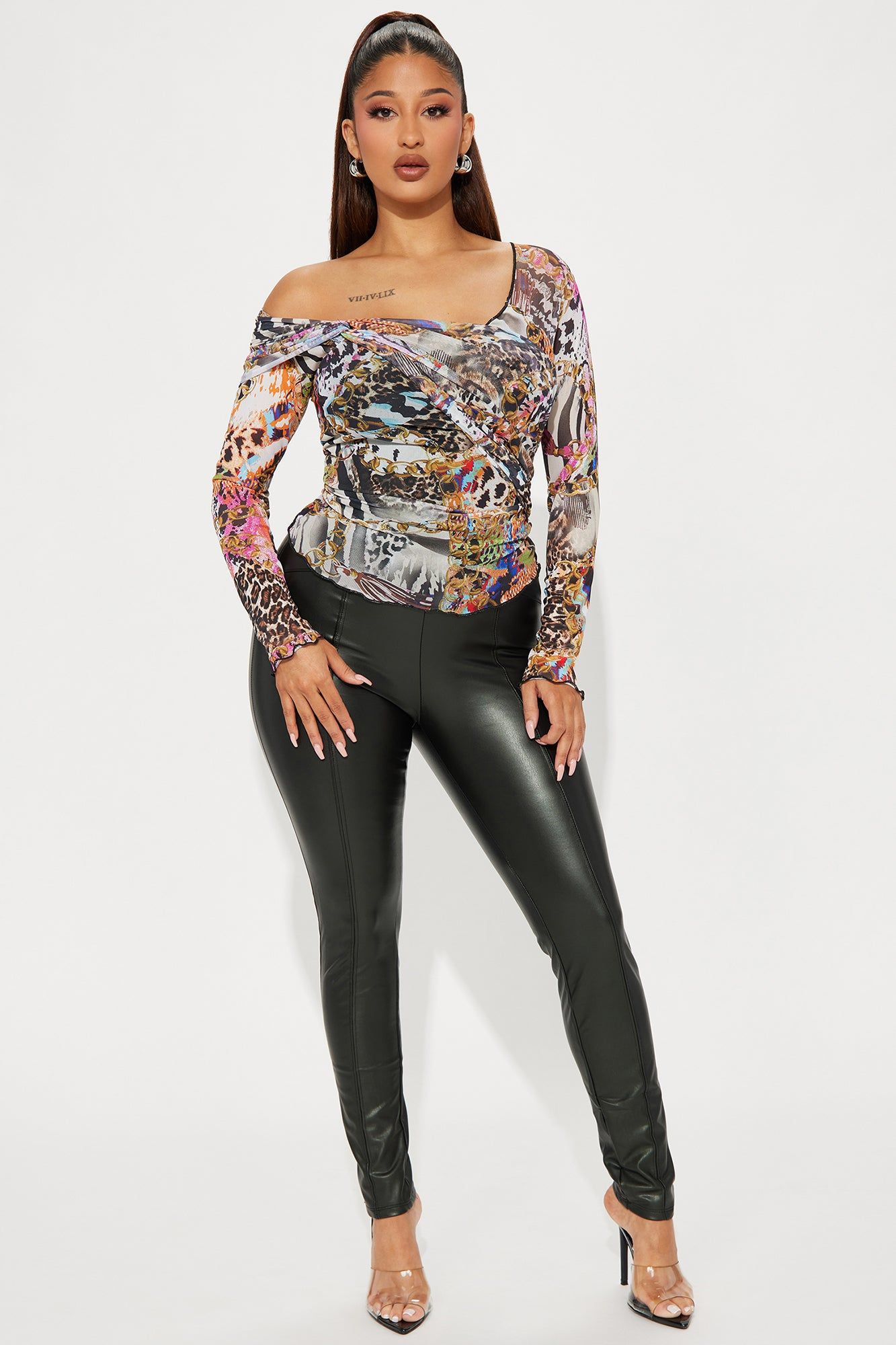 Prized Possession Mesh Top - Multi Color sold by Fashion Nova product image thumbnail 4