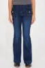 Mini Time To Saddle Up Flare Jean - Dark Wash sold by Fashion Nova