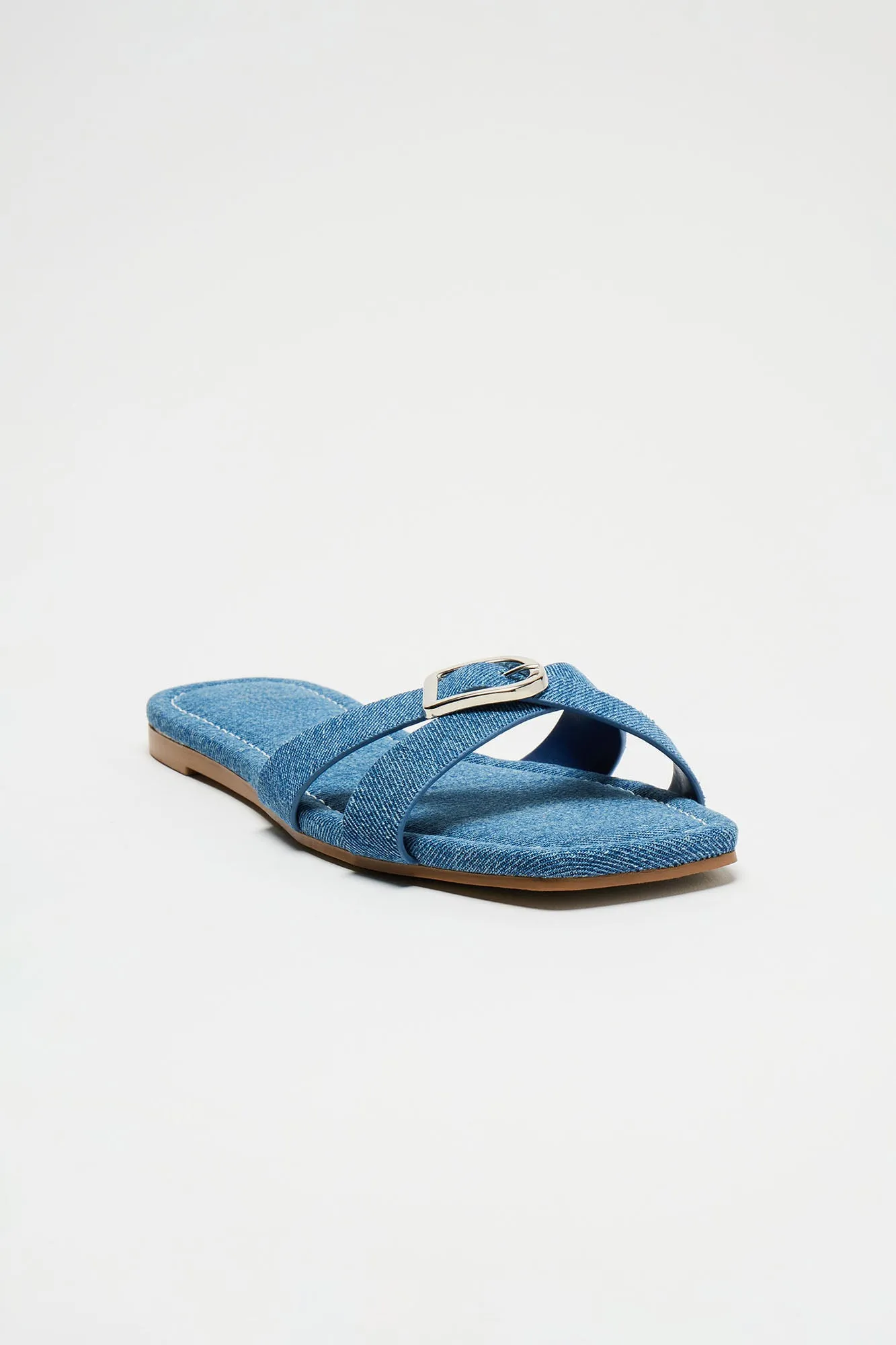 Call It Quits Sandals - Denim sold by Fashion Nova product image thumbnail 2