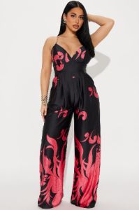 Summer Paradise Jumpsuit - Black sold by Fashion Nova