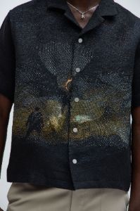 Zanos Tapestry Shirt - Multi Color sold by Fashion Nova