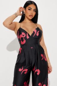 Summer Paradise Jumpsuit - Black sold by Fashion Nova