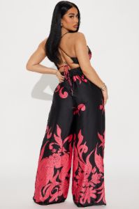 Summer Paradise Jumpsuit - Black sold by Fashion Nova