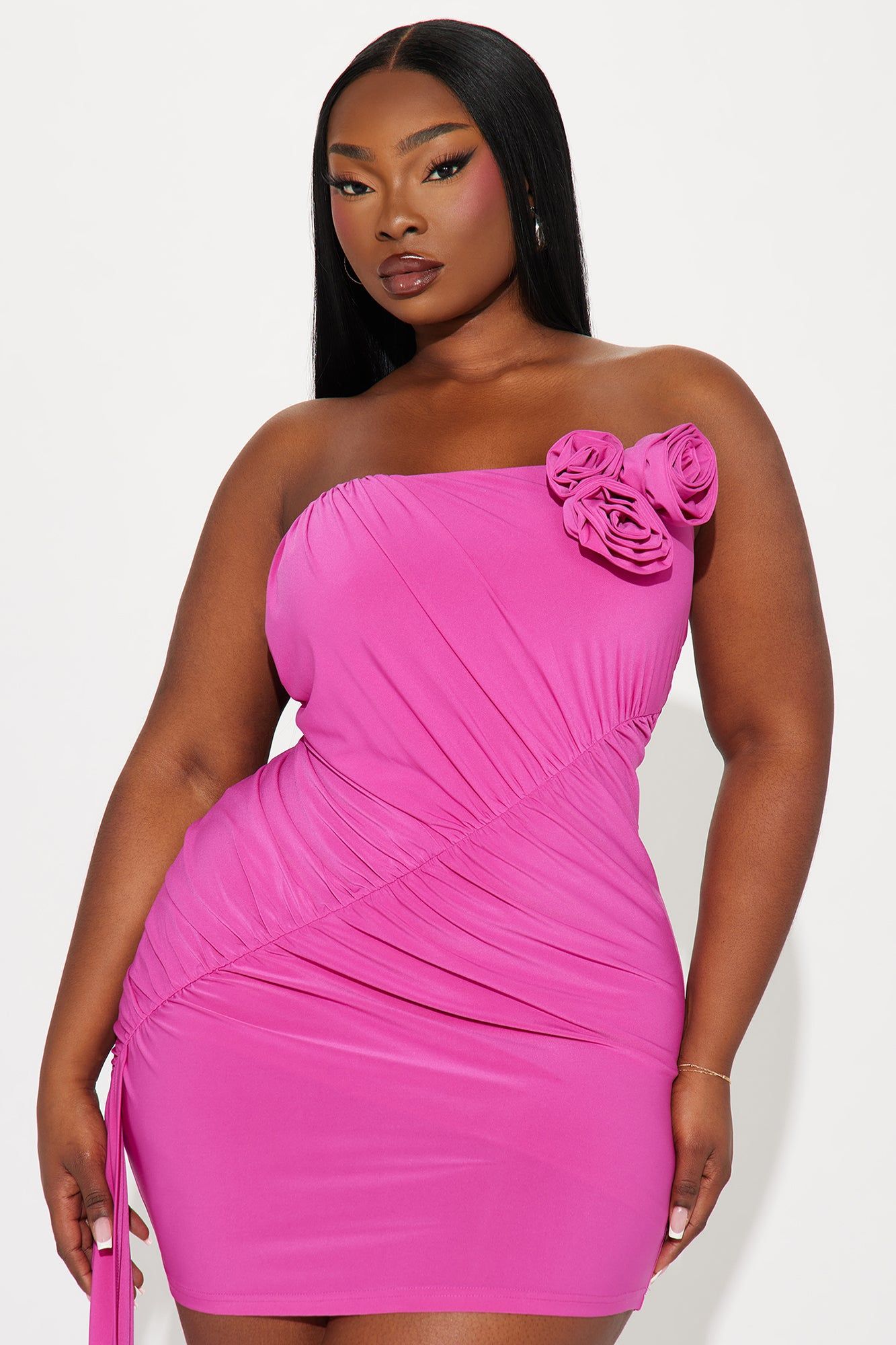 Rosa Floral Mini Dress - Pink sold by Fashion Nova product image thumbnail 5