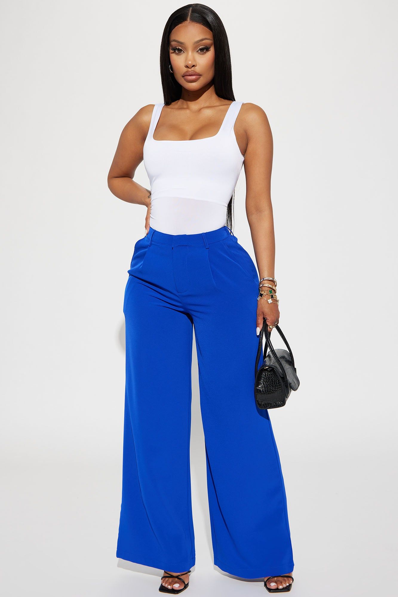 Kiara Double Lined Tank Top - White sold by Fashion Nova product image thumbnail 2