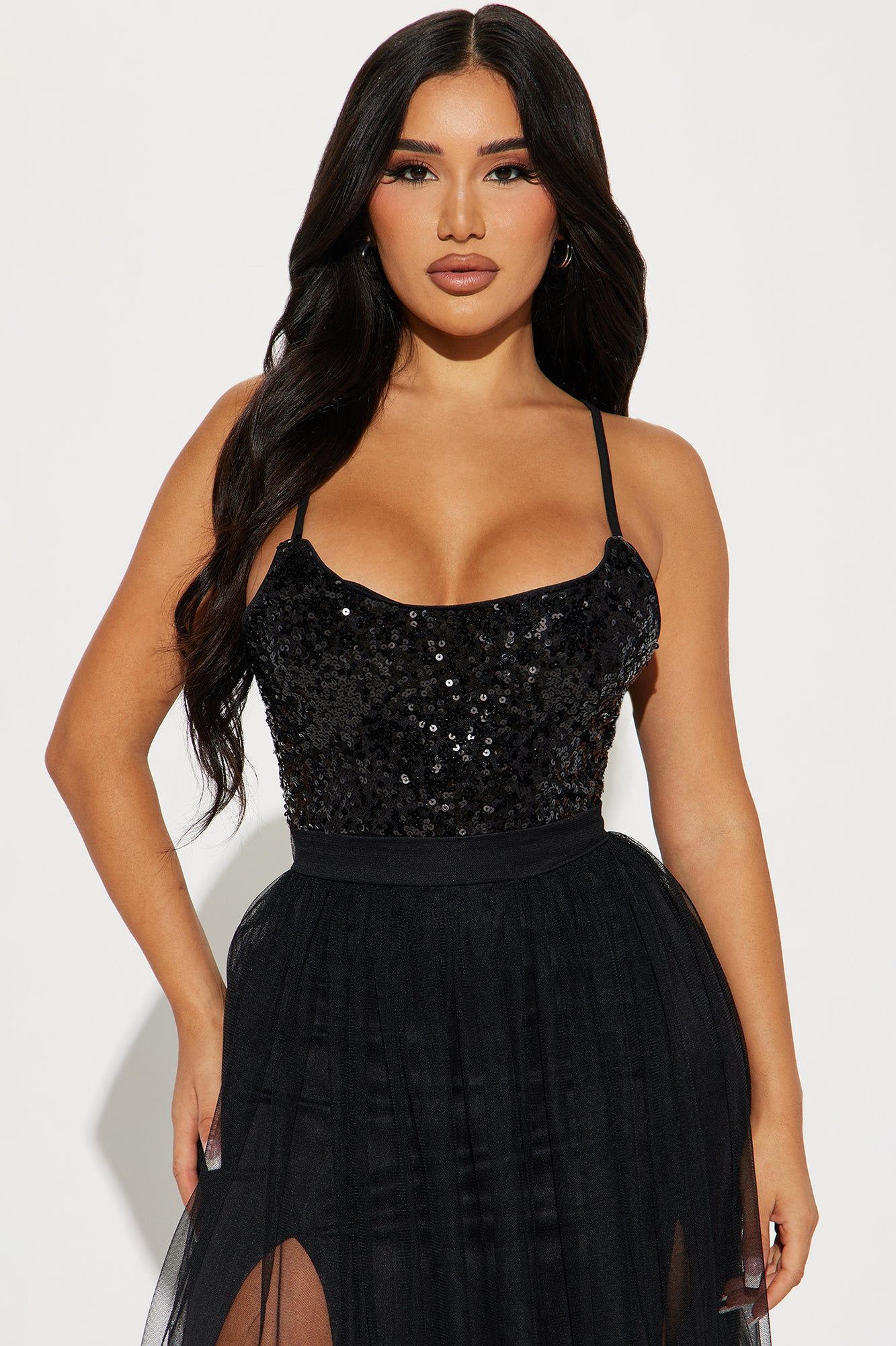 Starlight Tulle Maxi Dress - Black sold by Fashion Nova product image thumbnail 2