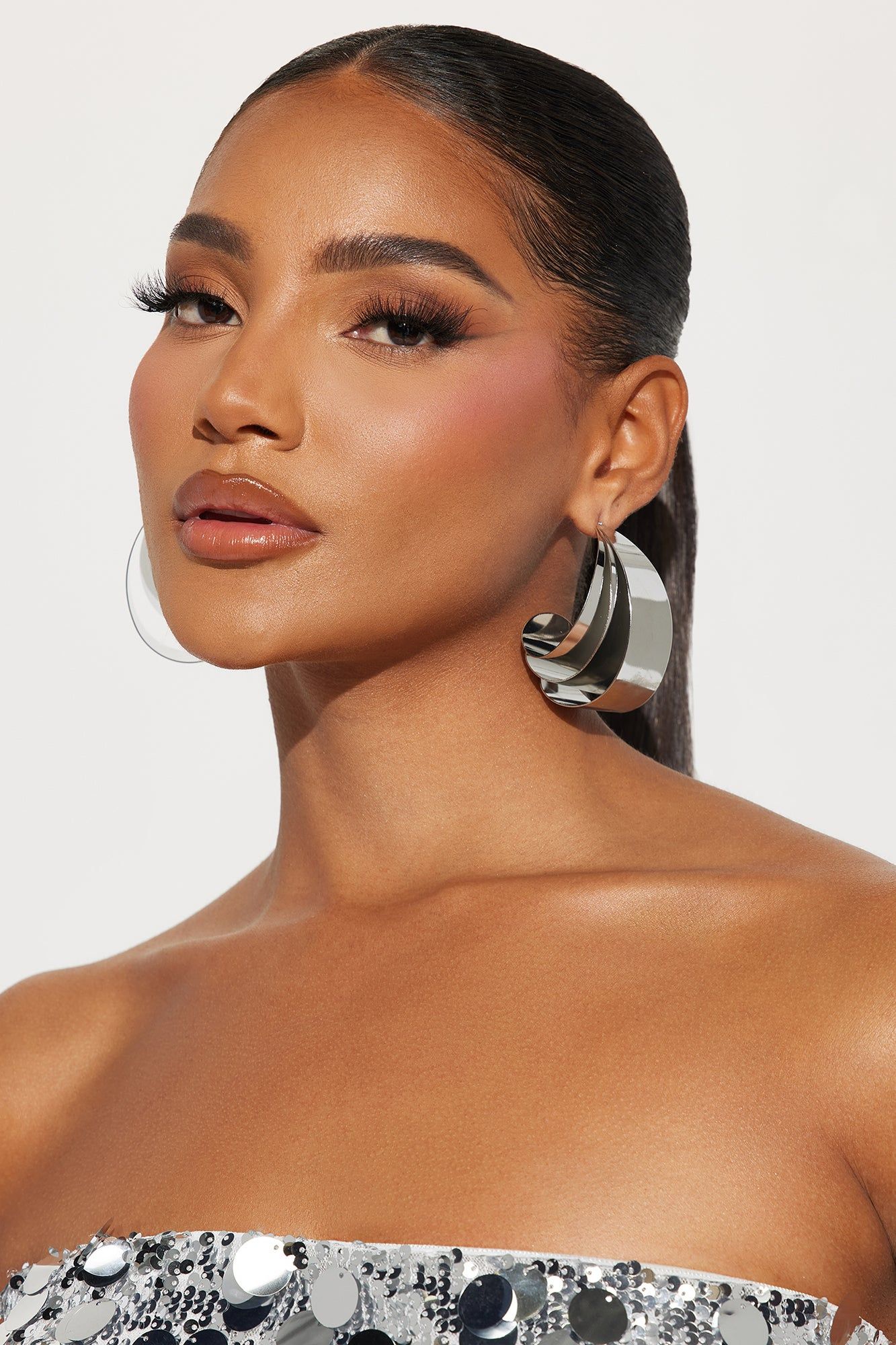 Unravel Me Earrings - Silver sold by Fashion Nova