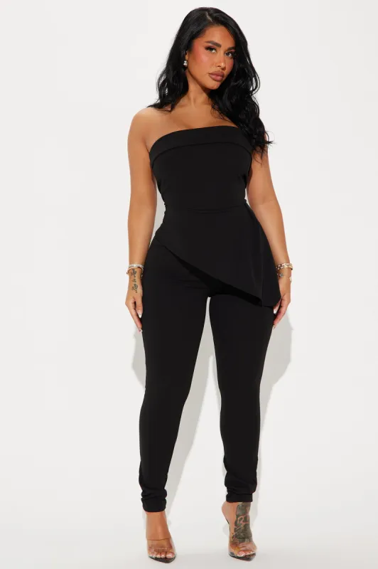 Go Get Her Jumpsuit - Black sold by Fashion Nova