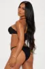 Lilian Underwire 2 Piece Bikini - Black sold by Fashion Nova