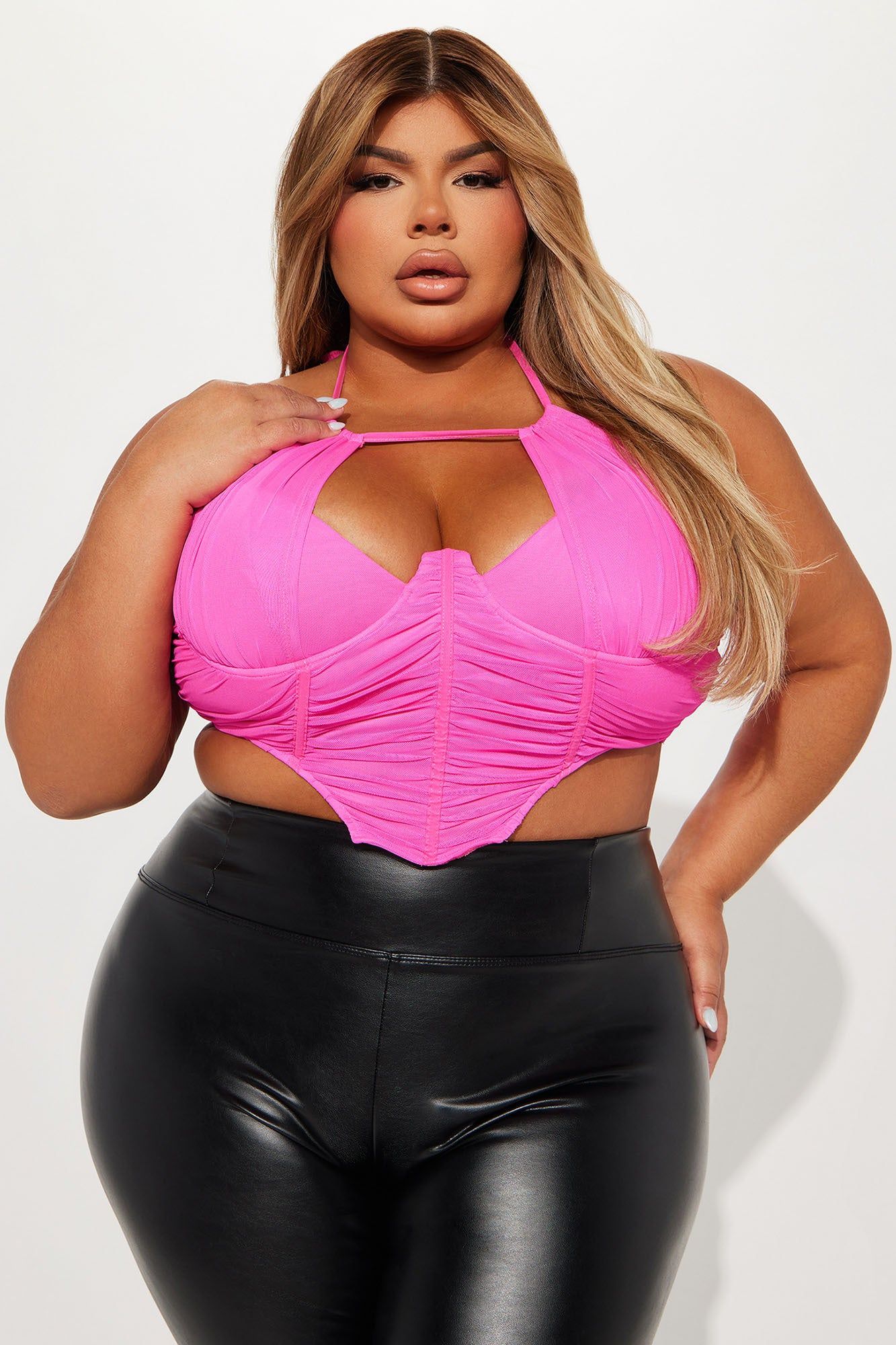 Set It Off Corset Top - Fuchsia sold by Fashion Nova product image thumbnail 4