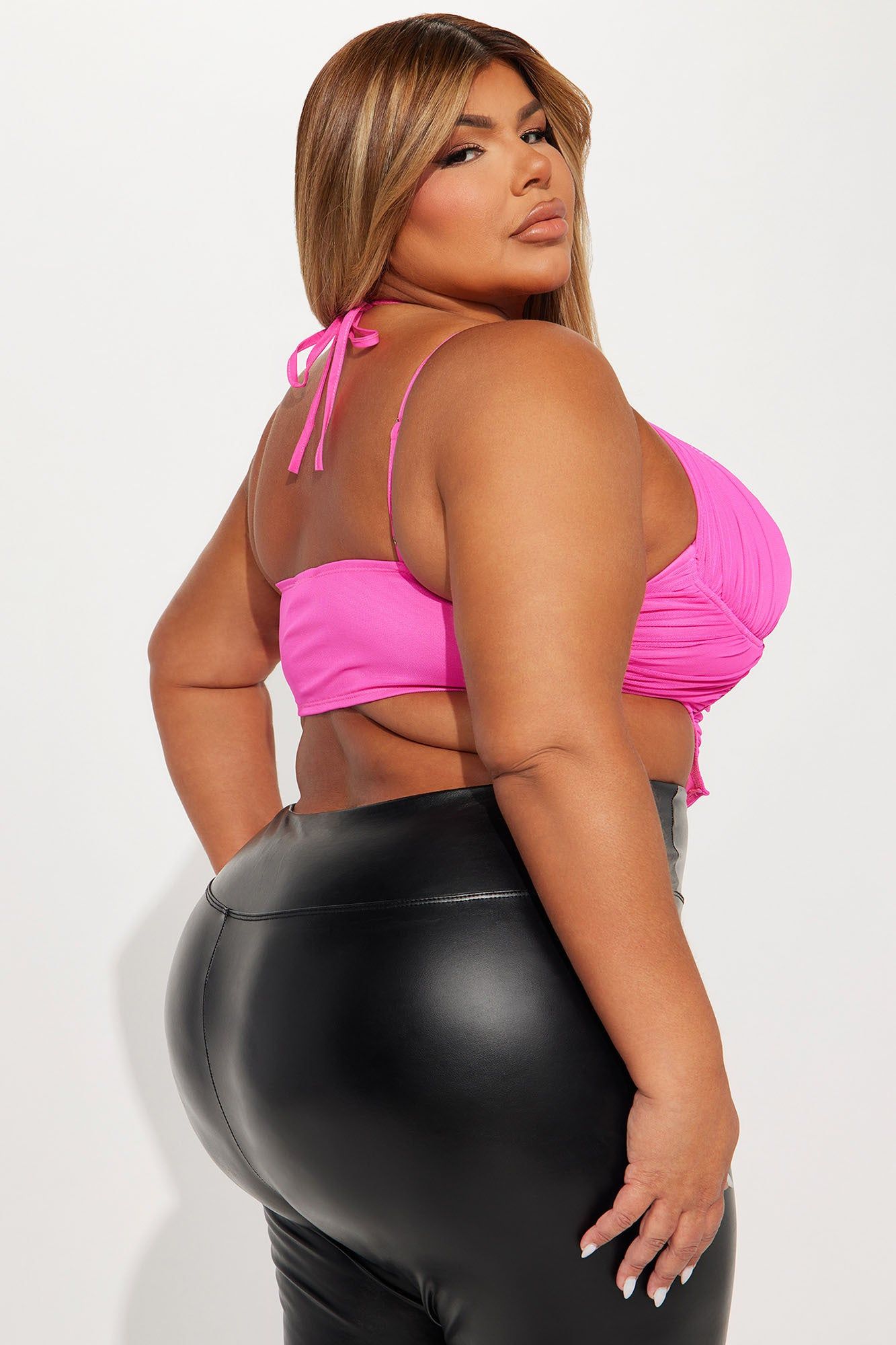 Set It Off Corset Top - Fuchsia sold by Fashion Nova product image thumbnail 6