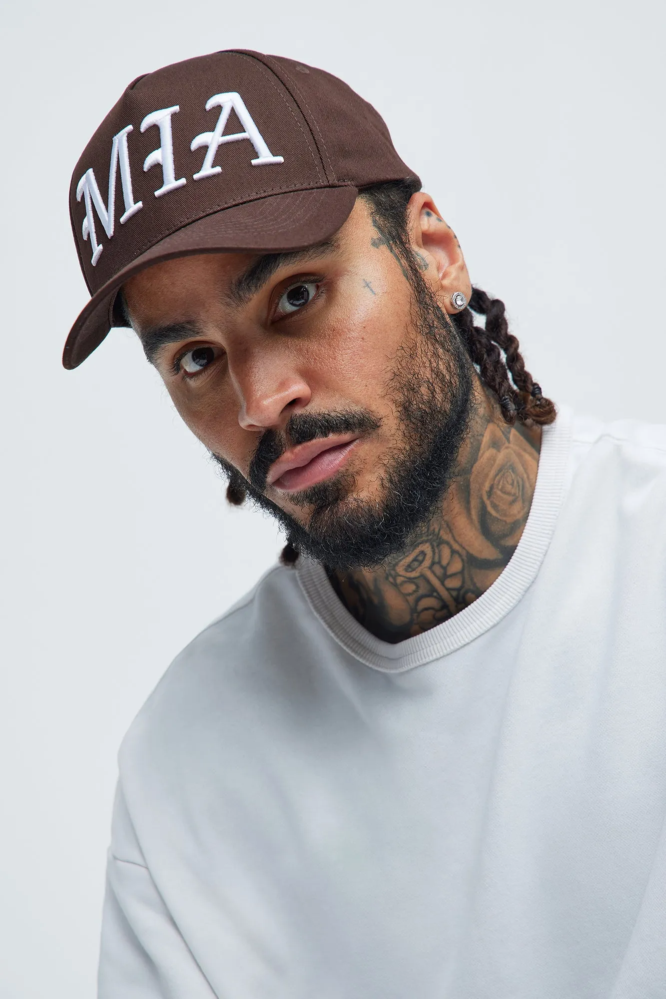 Miami Snapback Hat - Dark Brown sold by Fashion Nova