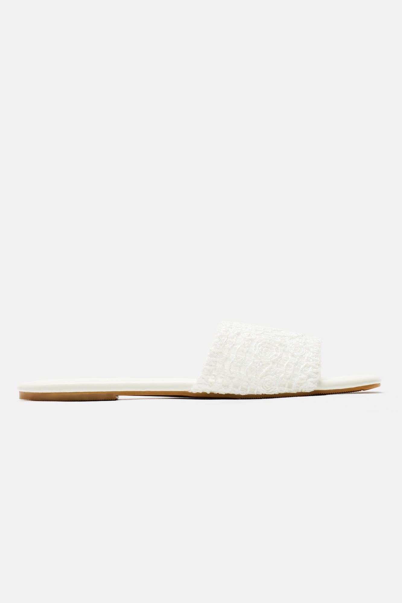 Always Carefree Flat Sandals - White sold by Fashion Nova product image thumbnail 5