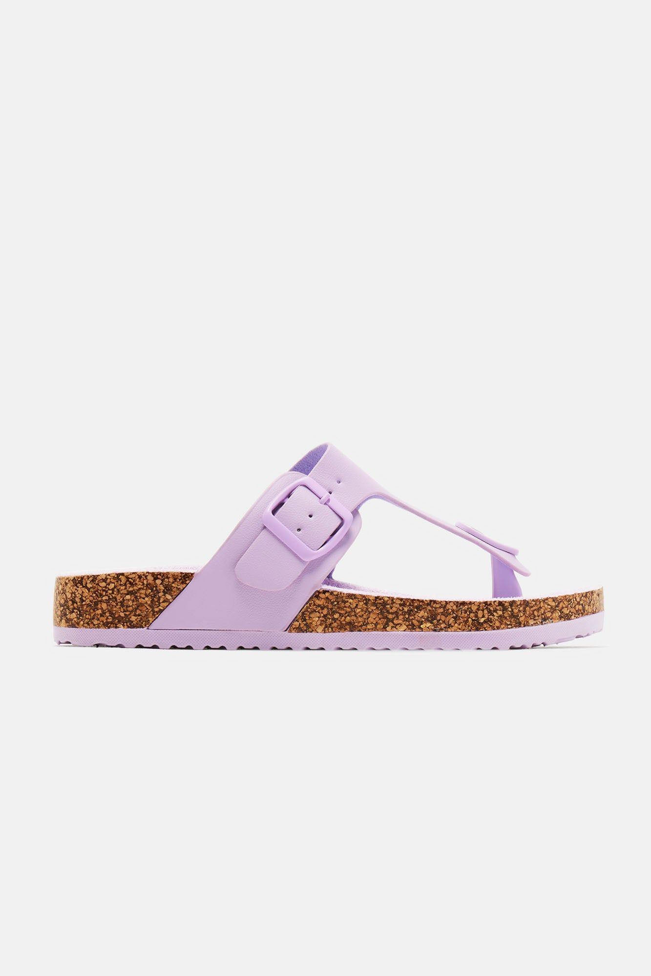 Growing Daily Flip Flops - Lilac sold by Fashion Nova product image thumbnail 4