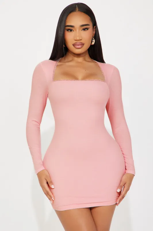 Kinsley Double Lined Mini Dress - Pink sold by Fashion Nova