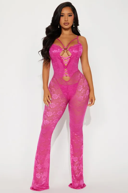 Better Than Ever Jumpsuit - Fuchsia sold by Fashion Nova
