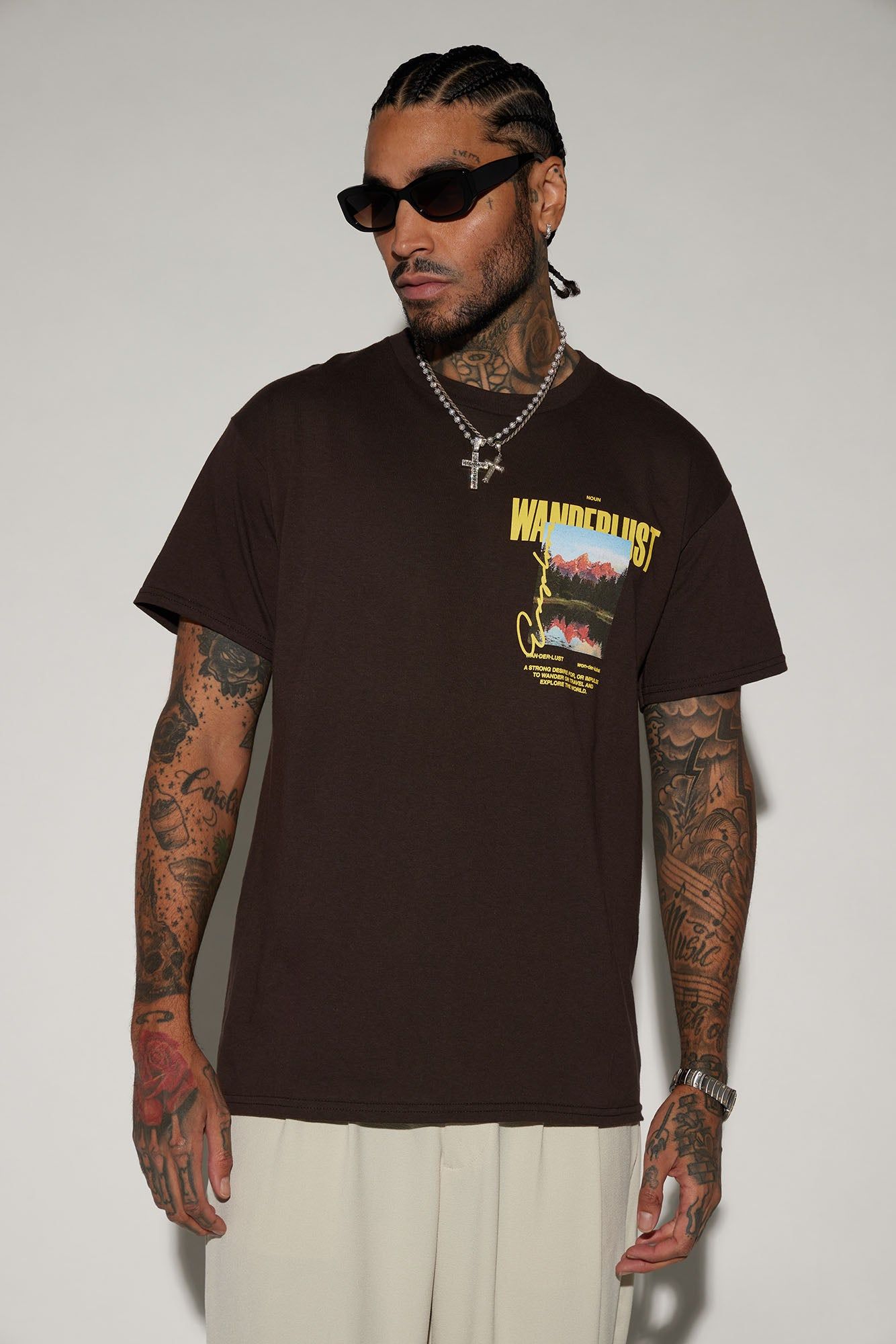 Wanderlust Short Sleeve Tee - Brown sold by Fashion Nova product image thumbnail 4