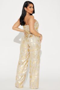 Ethereal Babe Pant Set - Gold sold by Fashion Nova