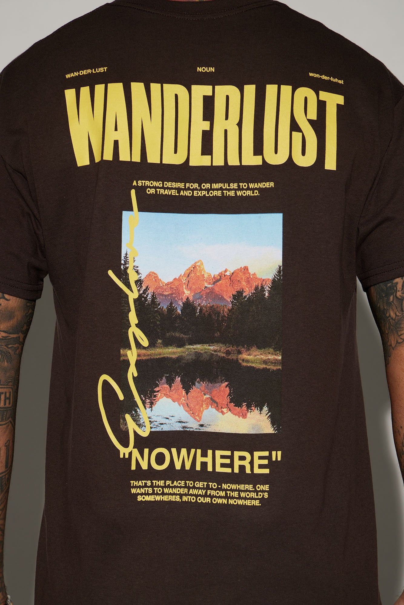 Wanderlust Short Sleeve Tee - Brown sold by Fashion Nova product image thumbnail 5