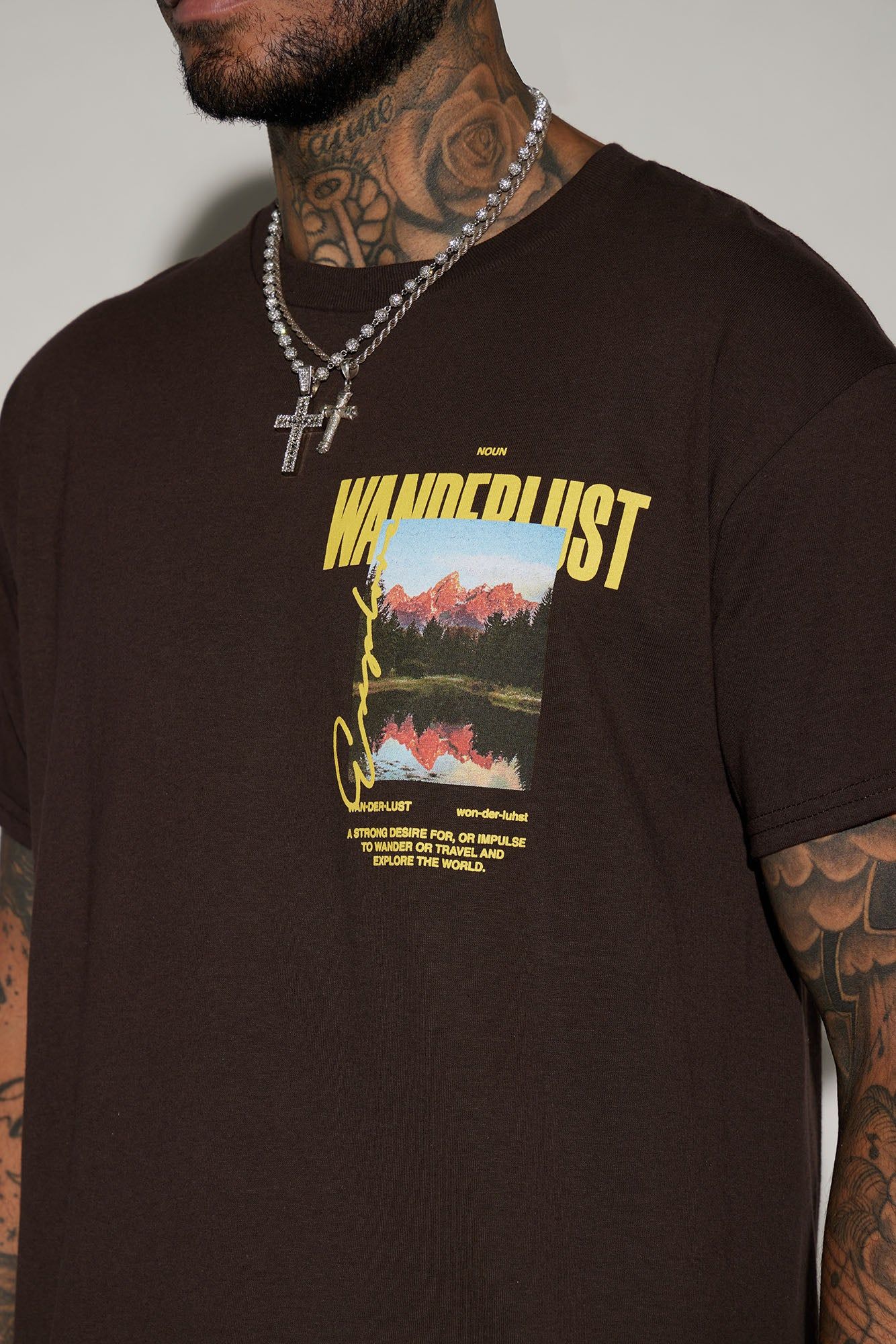 Wanderlust Short Sleeve Tee - Brown sold by Fashion Nova product image thumbnail 3