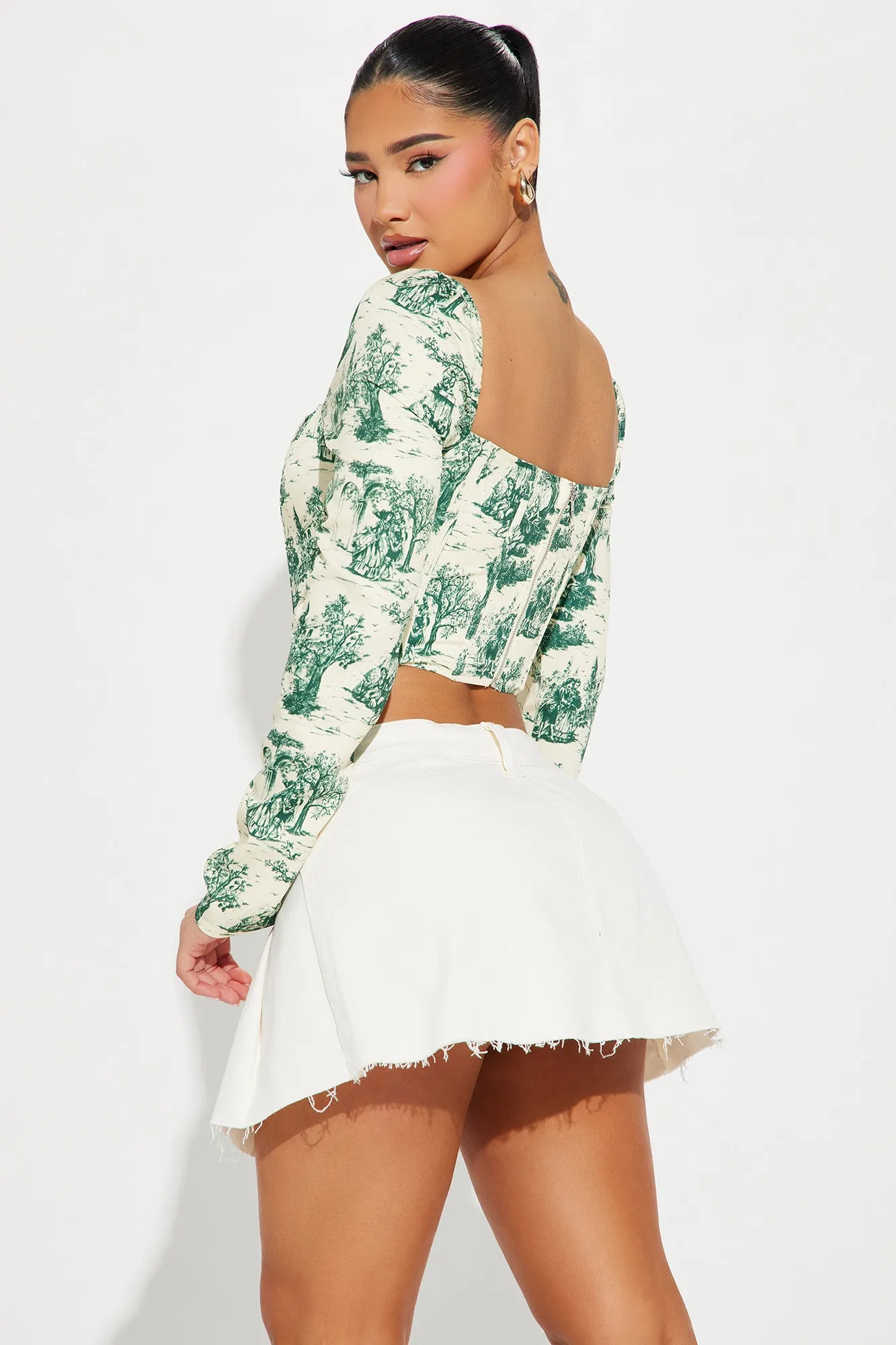 Simple Life Corset Top - Yellow/combo sold by Fashion Nova product image thumbnail 3