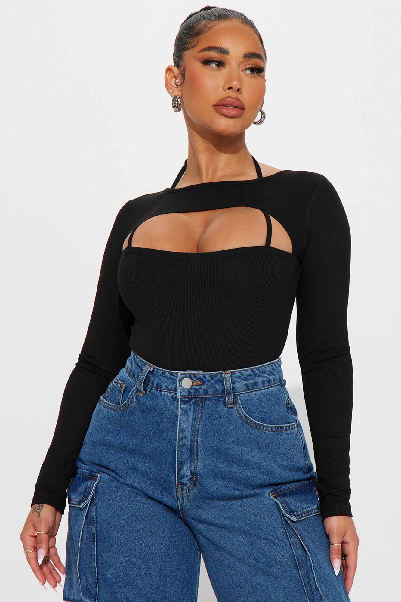 Just Another Day Bodysuit - Black sold by Fashion Nova product image thumbnail 3
