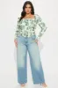 Simple Life Corset Top - Yellow/combo sold by Fashion Nova