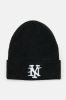 NY Classic Cuffed Beanie - Black sold by Fashion Nova
