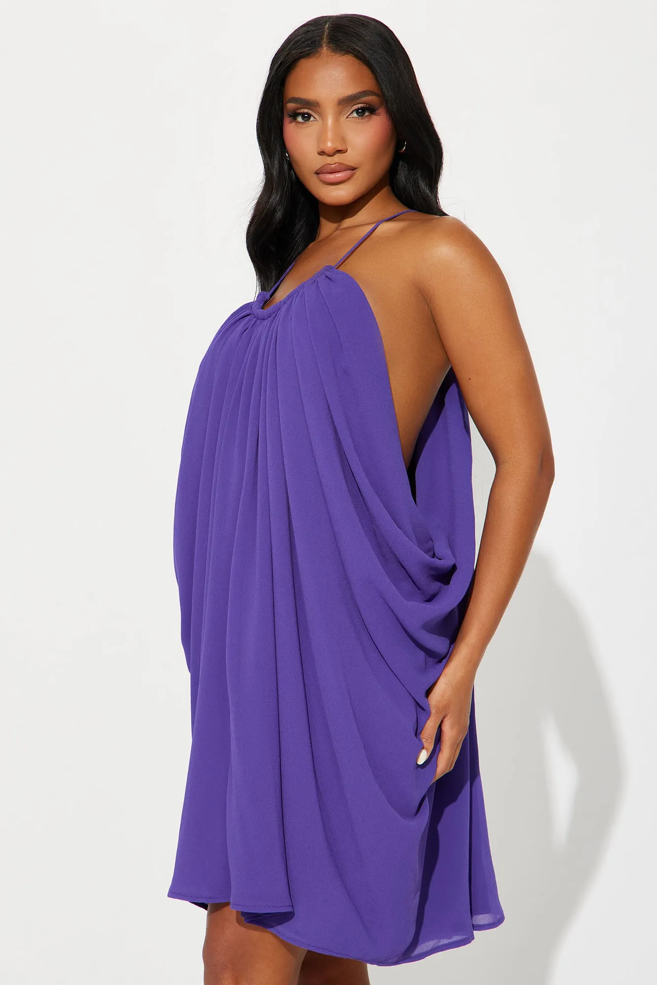 Violetta Mini Dress - Purple sold by Fashion Nova