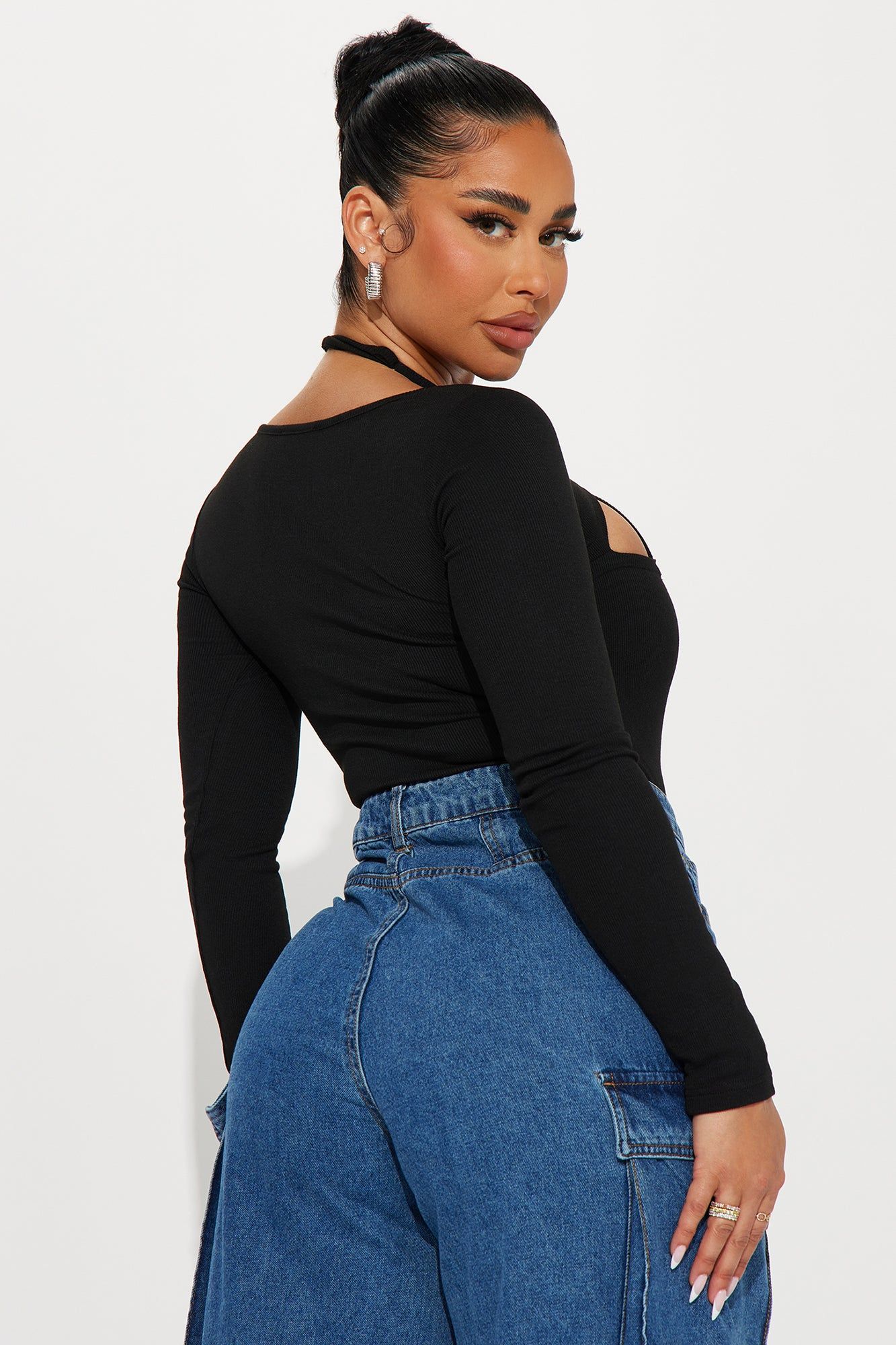 Just Another Day Bodysuit - Black sold by Fashion Nova product image thumbnail 4