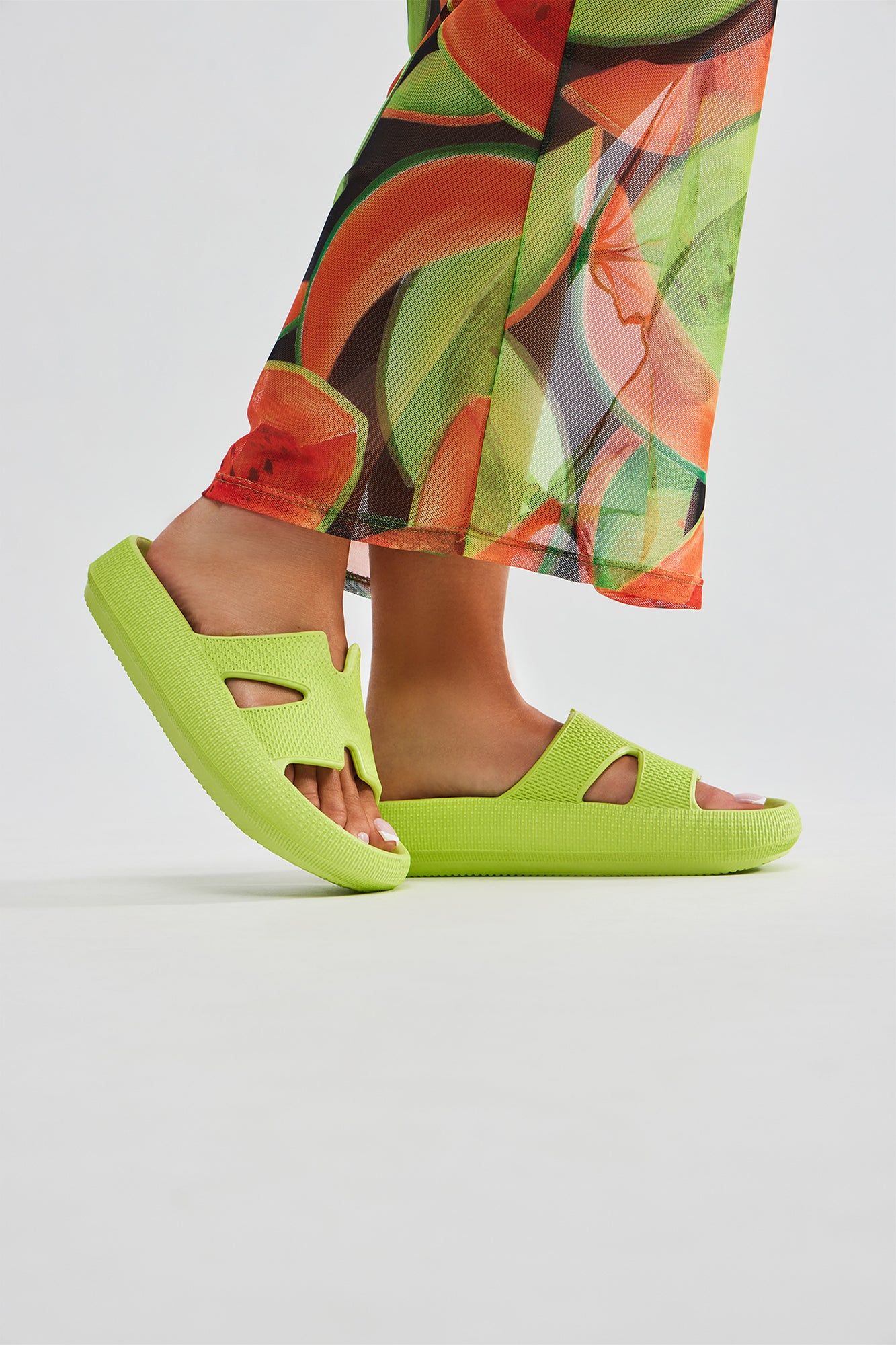 Can You Dig It Casual Slides - Lime sold by Fashion Nova product image thumbnail 3