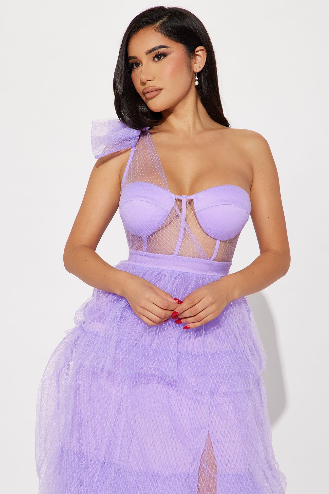 Flirty Affair Tulle Gown - Lavender sold by Fashion Nova product image thumbnail 2