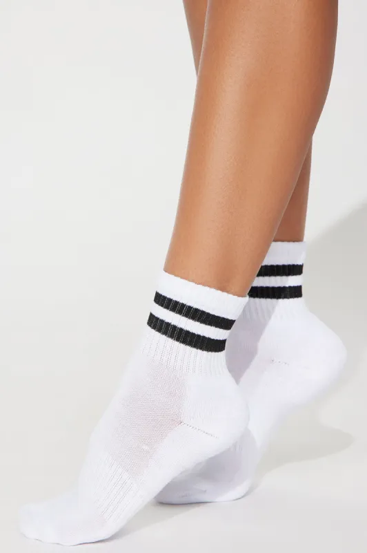 Varsity Chic 3 Pack Socks - Multi Color sold by Fashion Nova