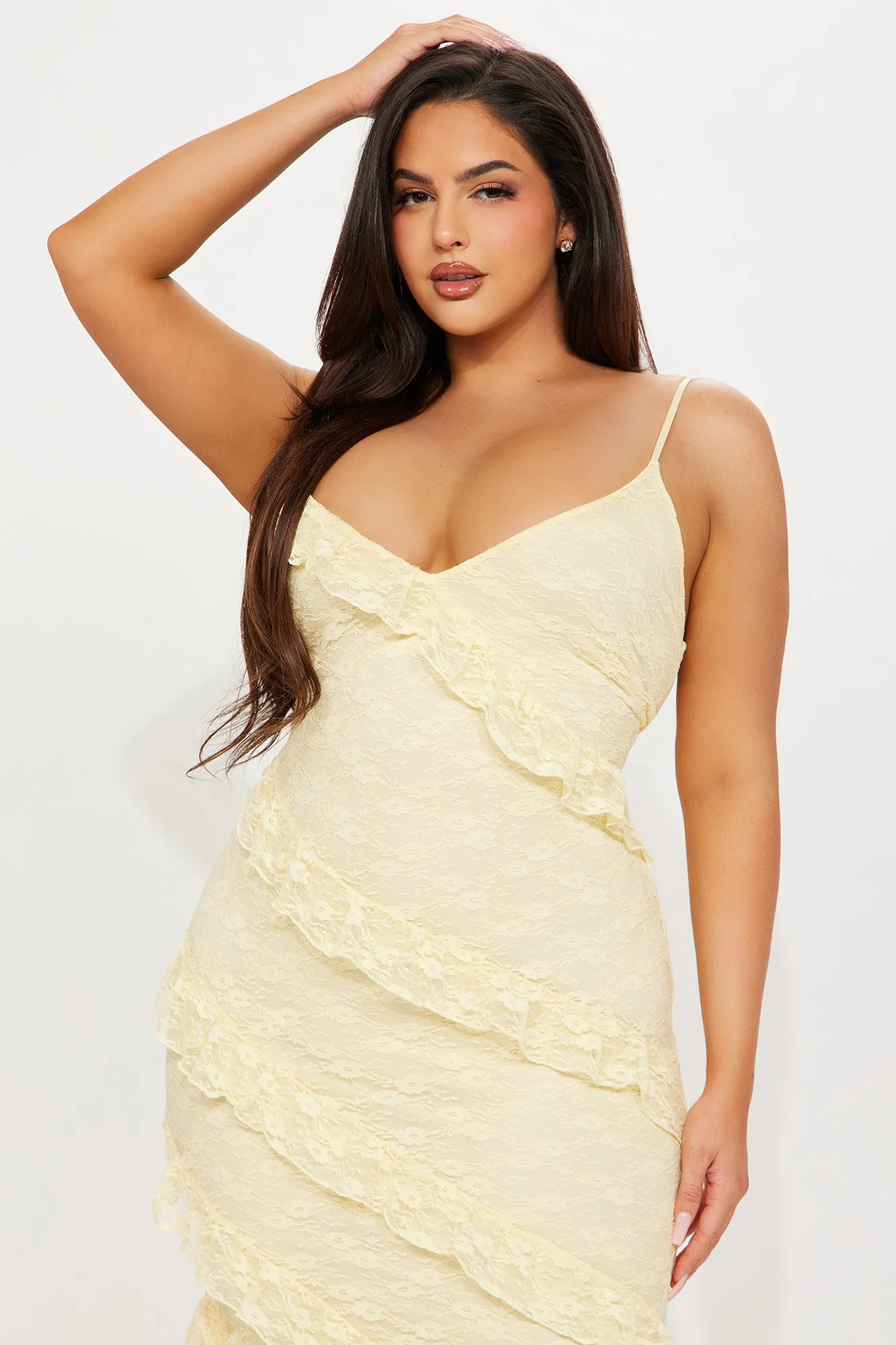 Lacing Up Maxi Dress - Yellow sold by Fashion Nova product image thumbnail 5