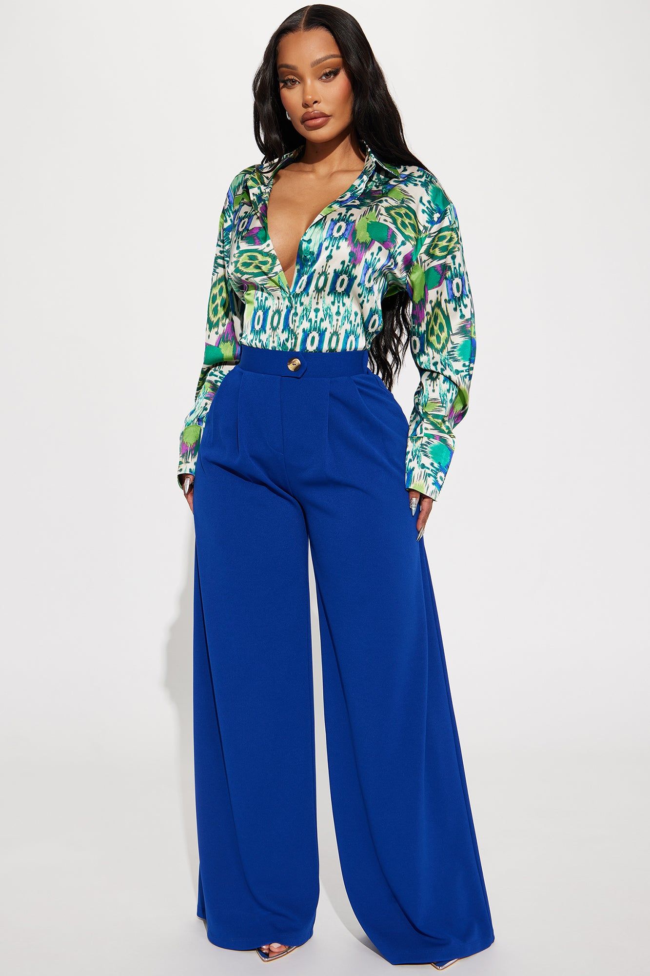 Take Me There Shirt - Green/combo sold by Fashion Nova product image thumbnail 2