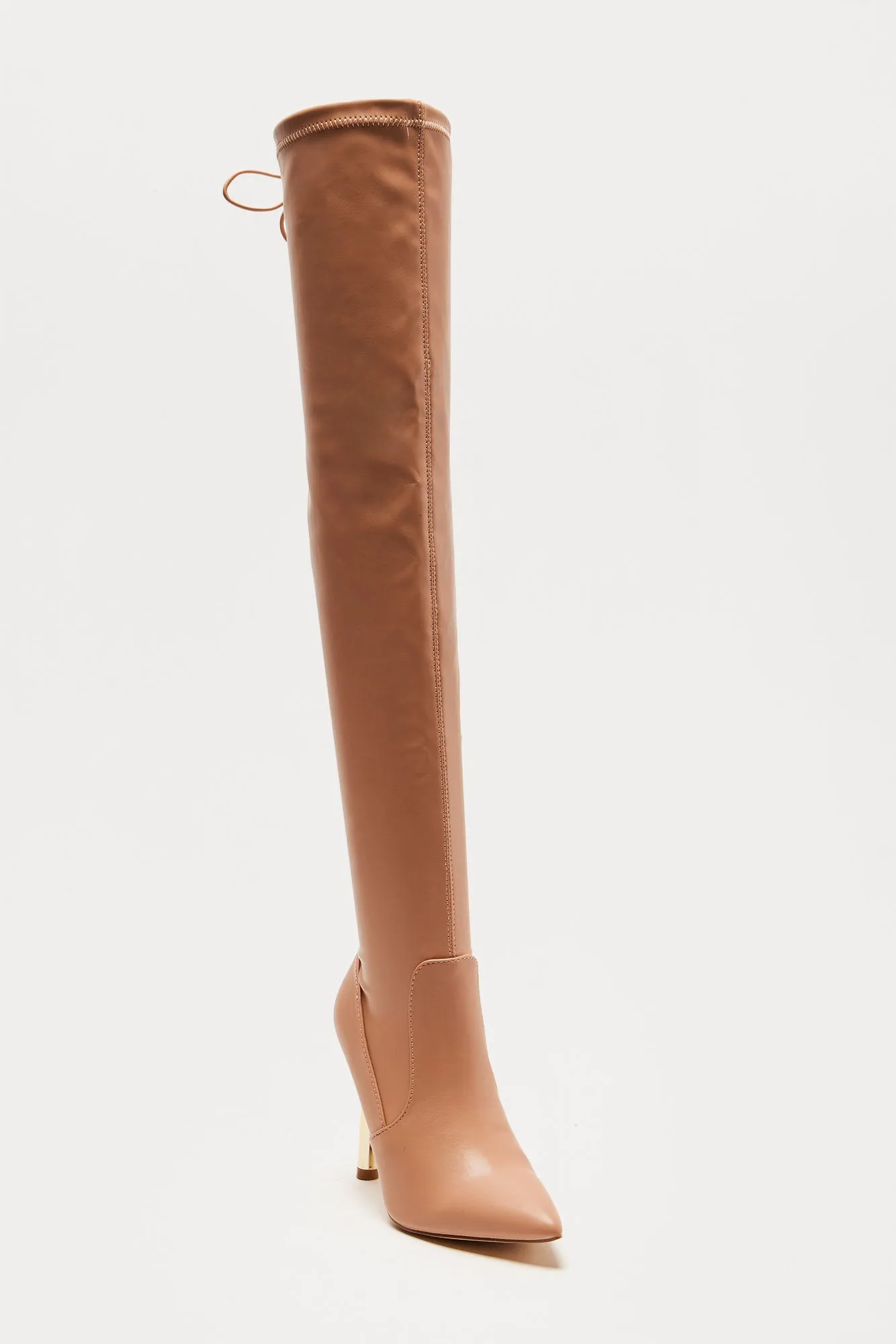 Chance Thigh High Boots - Nude sold by Fashion Nova product image thumbnail 2