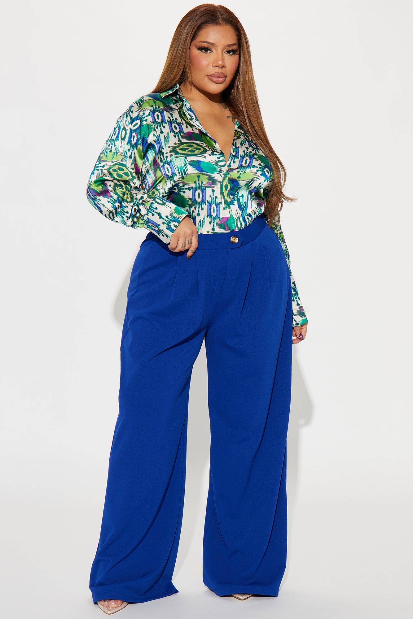 Take Me There Shirt - Green/combo sold by Fashion Nova product image thumbnail 5