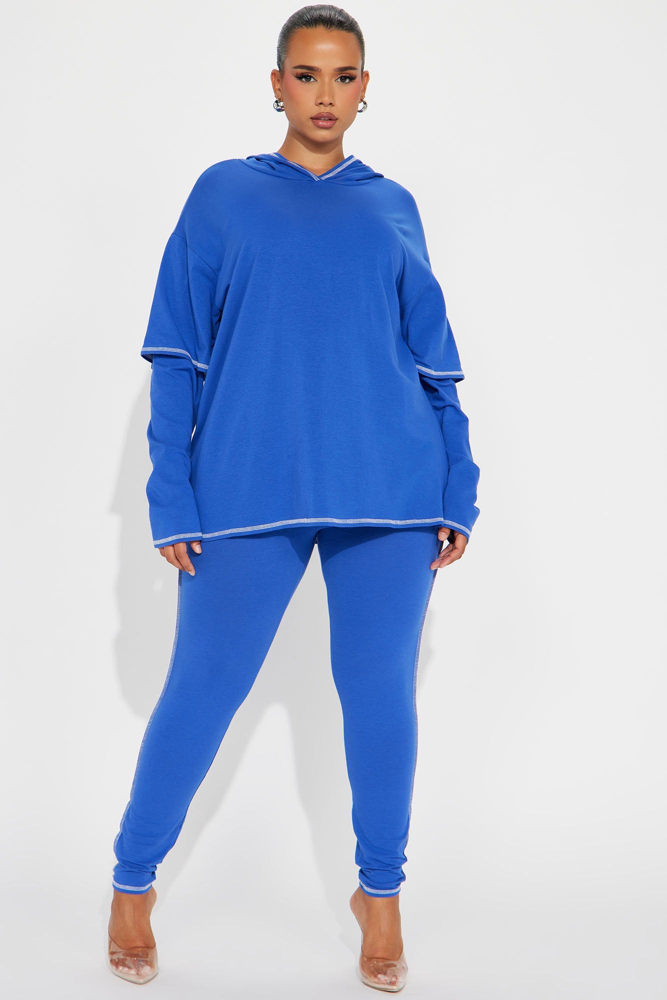 Aila Legging Set - Royal sold by Fashion Nova product image thumbnail 4