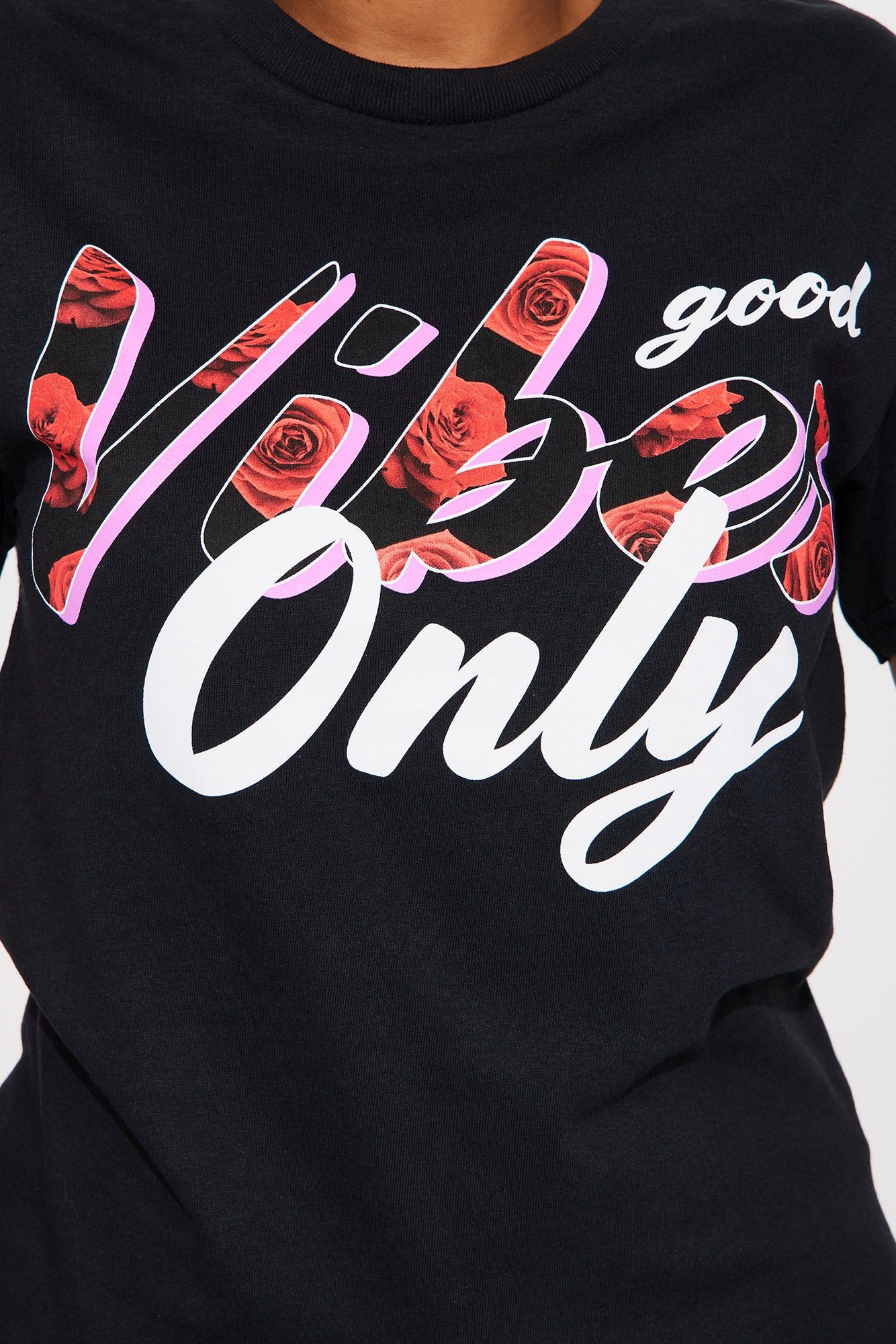 Good Vibes Only Graphic Tee - Black sold by Fashion Nova product image thumbnail 3