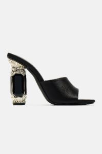 Ultimate Queen Mules - Black sold by Fashion Nova