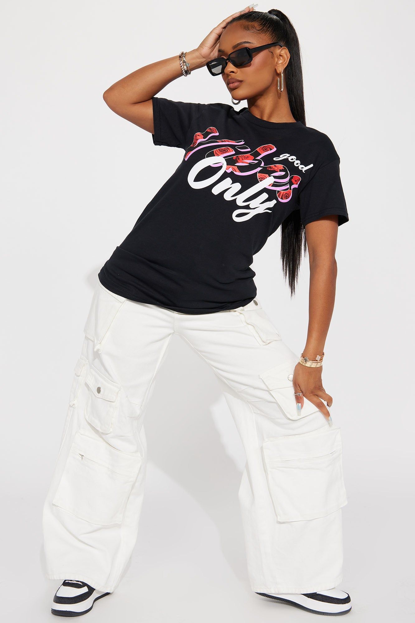 Good Vibes Only Graphic Tee - Black sold by Fashion Nova product image thumbnail 2