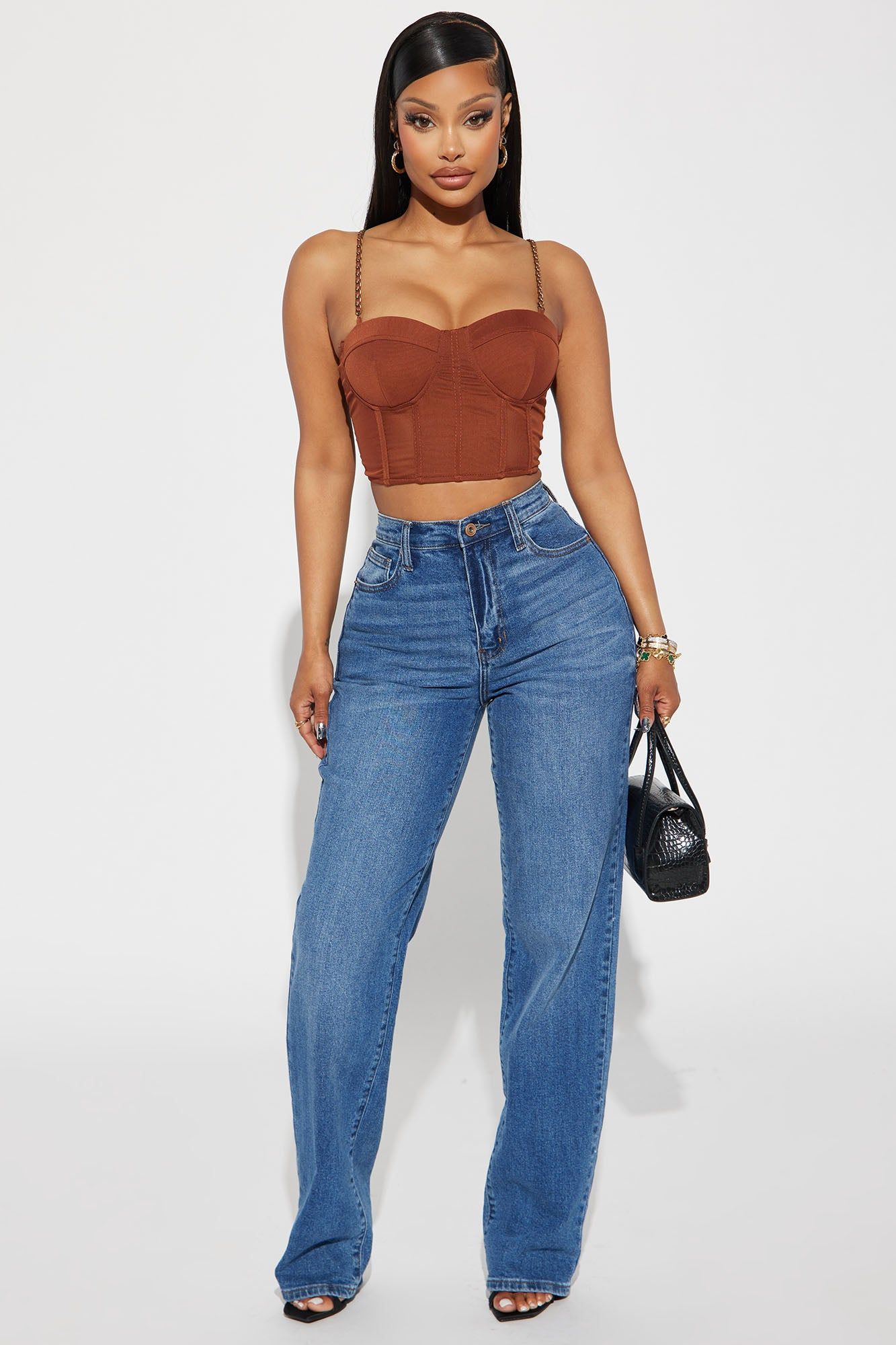 Ashlynn Corset Top - Cognac sold by Fashion Nova product image thumbnail 2